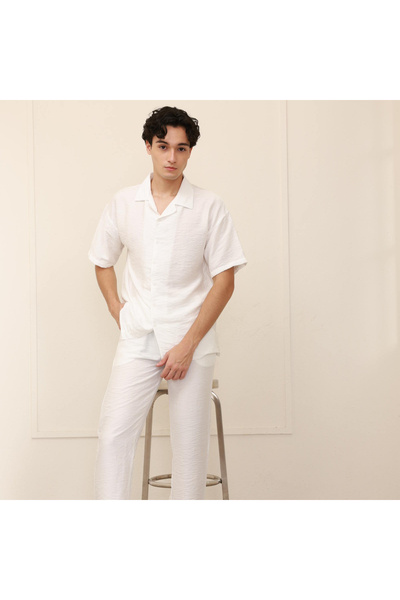 ALANAQA Summer oversized shirt set