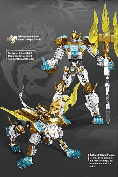 Sembo Block White Tiger Komando Figür Yapı Bloğu Seti