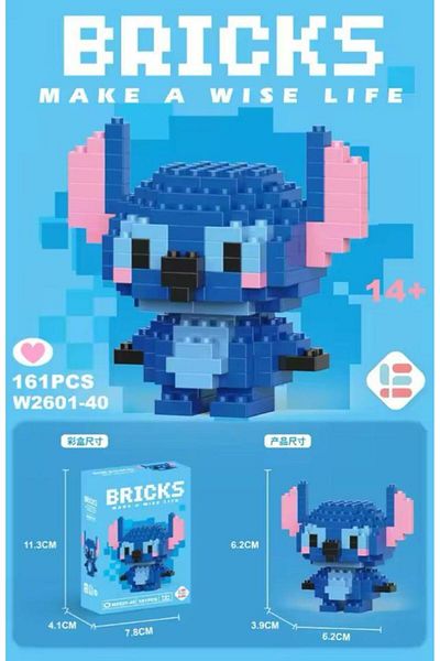 Wisevelya Stitch Bricks Lego Set
