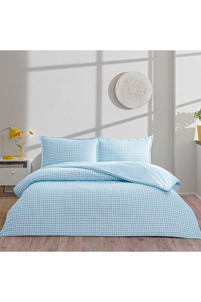 Taç TAÇ SEÇ&SER SET DE PĂTURĂ DE PEREȚ CU MODEL PE AMBELE LĂȚI DORIAN BLUE
