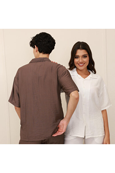 ALANAQA Summer oversized shirt set