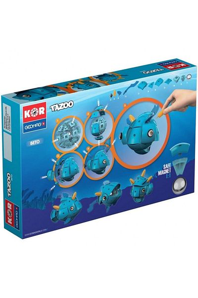 GEOMAG Tazoo Beto – Magnetic Construction Set – 68 Pieces
