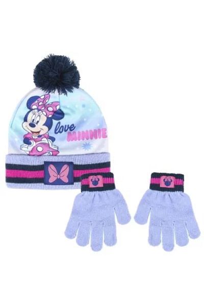Minnie Mouse Hat and Gloves Set