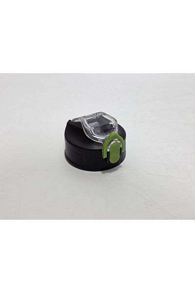 Hasyılmaz Automatic Straw Water Bottle Replacement Cap 57mm Black-Green