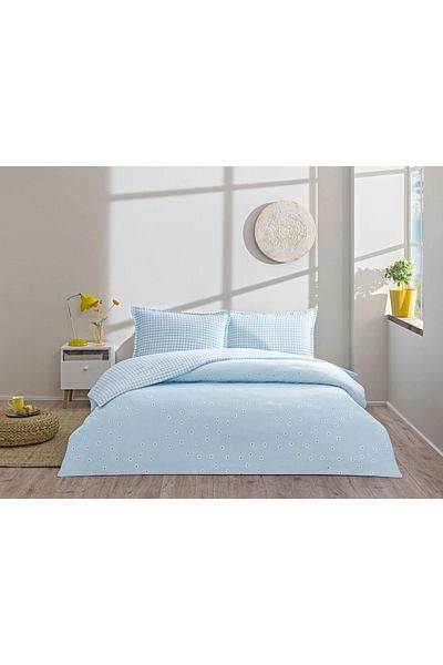Taç TAÇ SEÇ&SER SET DE PĂTURĂ DE PEREȚ CU MODEL PE AMBELE LĂȚI DORIAN BLUE