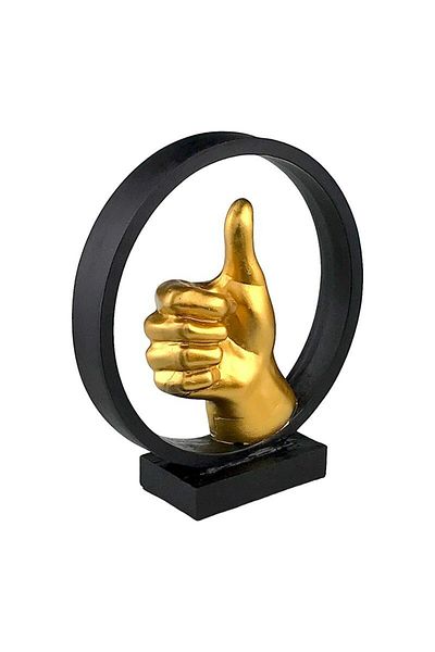 BV Decorative statuette, Hand with ok sign, 22 cm, 1711H-1