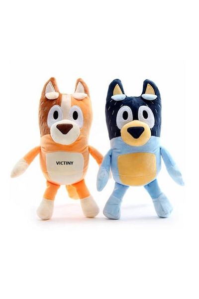 victiny Set 2 Plush Toys VICTINY®, Bluey and Bingo's Parents, 28 cm