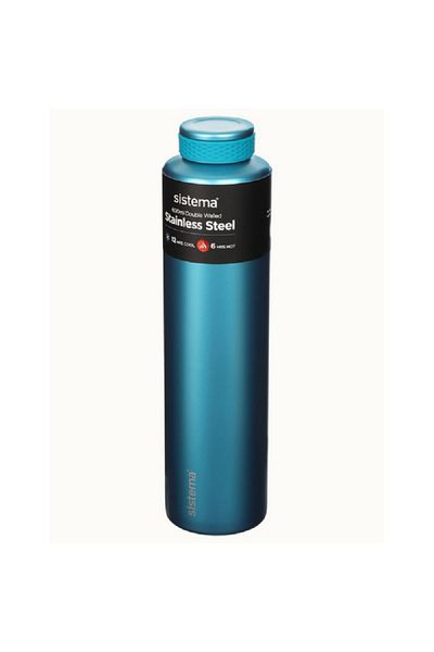 Sistema Leak Proof Double Walled Vacuum Insulated Chic Stainless Steel Water Bottle Assorted Color