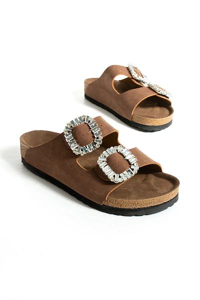 Pienn Women's Summer Slippers with Diamond Stone Detail |   Daily Stylish