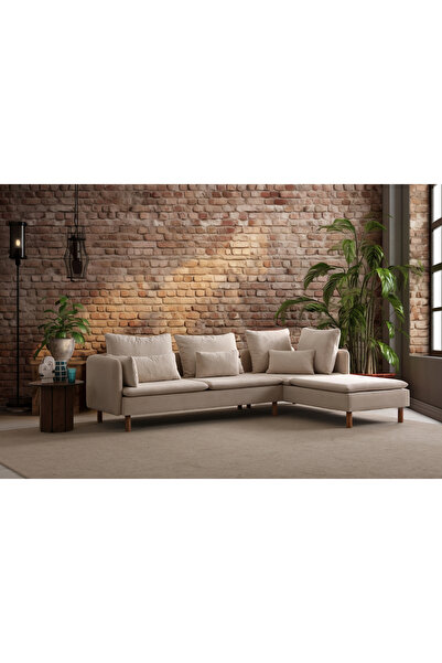 S Home Design Concept Luna Modüler Köşe Koltuk Takımı 4 Modül Babyface, Kırık...