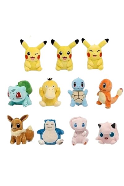 victiny Set 10 jucarii plus pokemon breloc VICTINY® multicolor / 10 cm - 12 cm