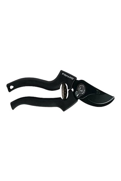 FiSKARS Coated Steel Curved Pruners with Ergonomic Handle for Gardening