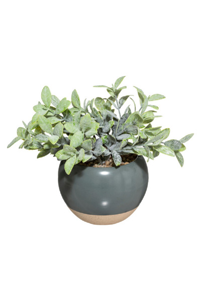 Atmosphera نبات صناعي سهل الصيانة ذو مظهر واقعي مع وعاء خزفي بألوان متنوعة