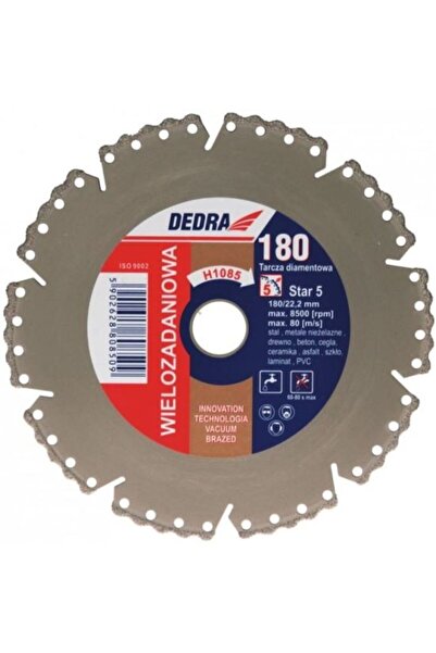 dedra Disc diamantat segmentat, beton, tăiere umedă și uscată, 180 mm, Dedra