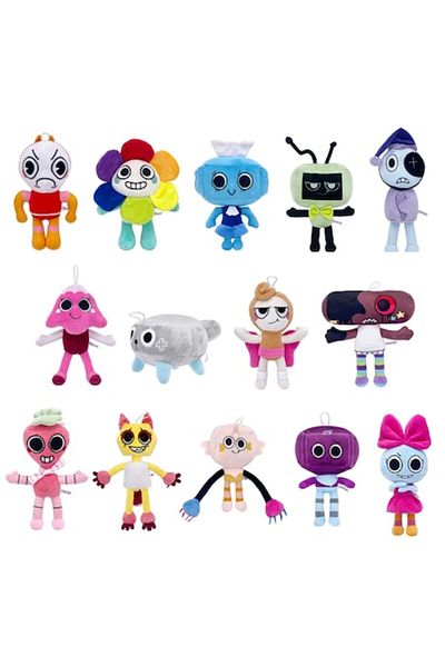 victiny Set 10 Dandy's World plush toy VICTINY® 15/25 cm multicolor 14 models