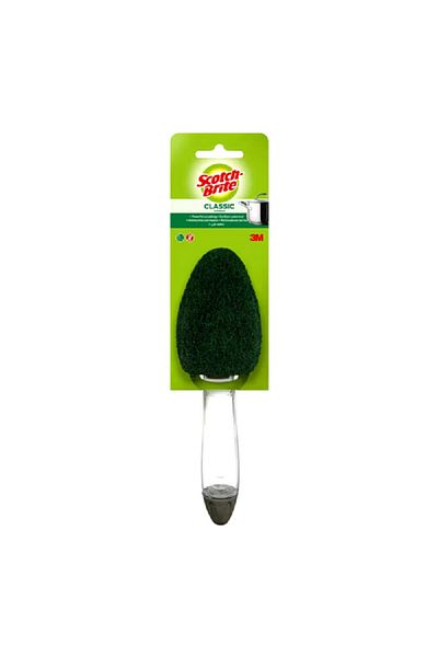 Scotch Brite Powerful Long Lasting Scrubbing Classic Dishwand Green and Clear