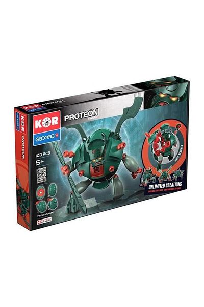 GEOMAG KOR Proteon Magnetic Construction Set, 103 Pieces