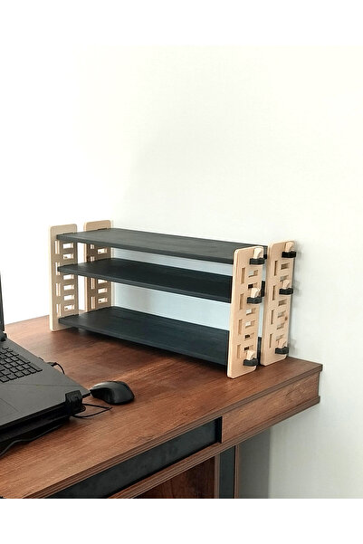 soketahşap Ahşap Dosya Rafı (AYARLANABİLİR RAF SİSTEMİ) (VİDASIZ GEÇMELİ SİSTEM)