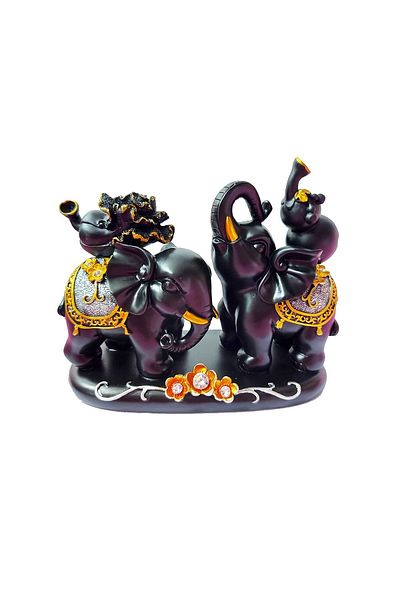BV Statuette, Elephant Family, 19 cm, 9470XD