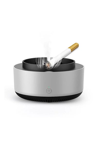 OEM Set 1+1 Intelligent electric ashtray with suction