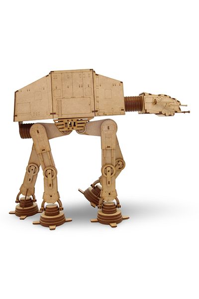ALGWOOD Wooden At-At Walker Model - Star Wars Themed Collectible Model - 3D Puzzle DIY Kit
