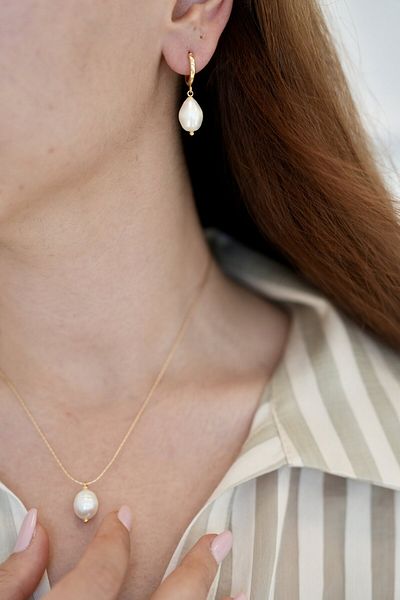 Ladies&Gentlemen Damla Pearl Detailed Set