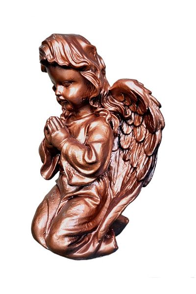 BV Decorative statuette, Angel, Brown, 33 cm, DVAN0704-10P