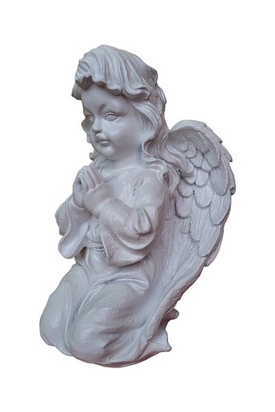 BV Decorative statuette, Angel, White, 33 cm, DVAN0704-8P
