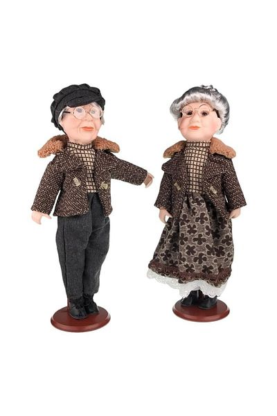 BV Decorative statuette, Grandma and Grandpa Set, 41 cm, 1758H-2