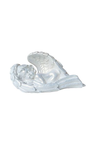 BV Decorative statuette, Angel, Pearl white, 30 cm, DV005