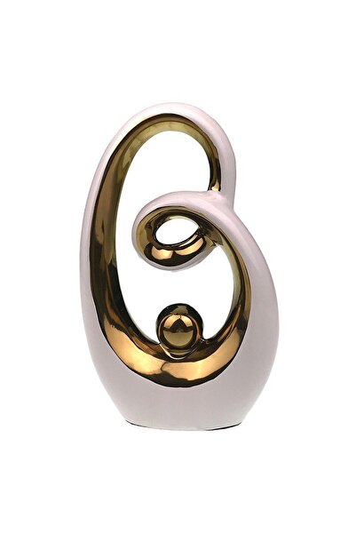 BV Ornament decorativ, Dragoste abstractă, Alb, 29 cm, 1178H-2