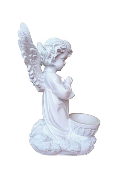 BV Decorative statuette, Angel, White, 35 cm, DVAN0028-8P