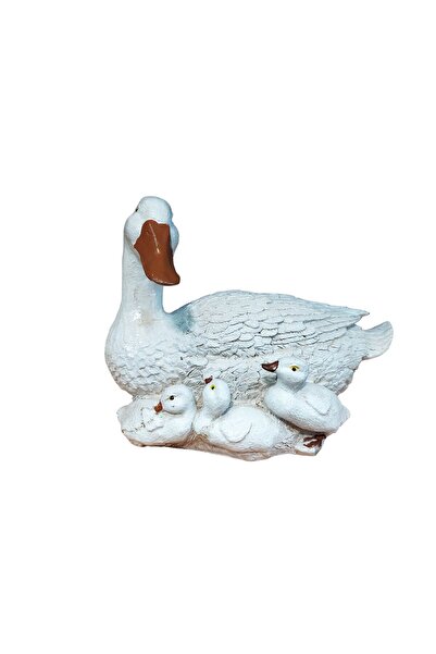 BV Rață cu rățuște, Albă, 25 cm, JJ2423