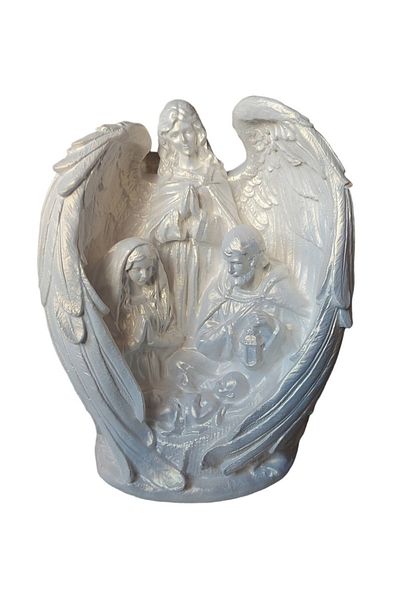 BV Decorative statuette, Nativity Scene, White, 33 cm, DVR0226