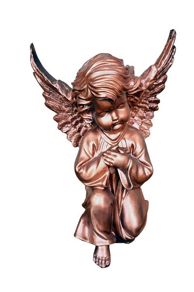 BV Decorative statuette, Angel, Brown, 30 cm, DVAN705-11P