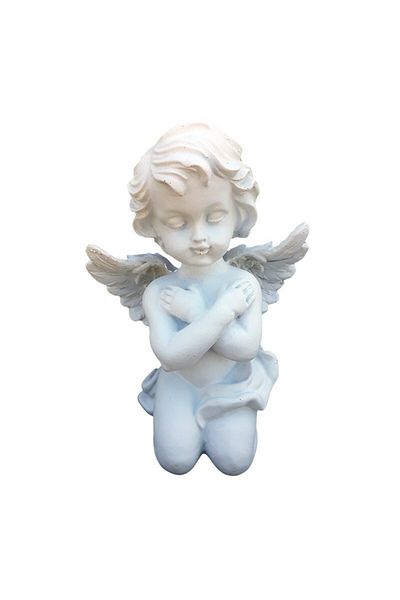 BV Statuette, representing an angel in prayer, kneeling, 15 cm, 1234G-1