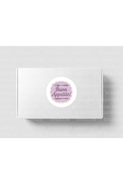 CASALINGHI Italian Buon Appetito Sticker Buon Appetito Sticker Food Pasta Coffee Dessert 4 cm (90 Pieces)