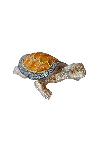 BV Decorative statuette, Frog, Silver, 16 cm, XD28154