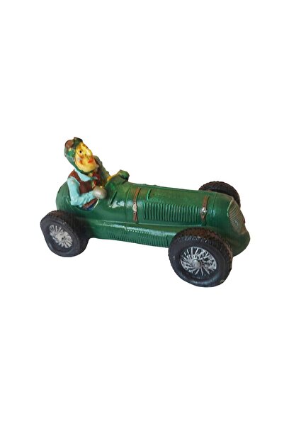 BV Mașină de curse decorativă, Verde, 19 cm, 381-5DX