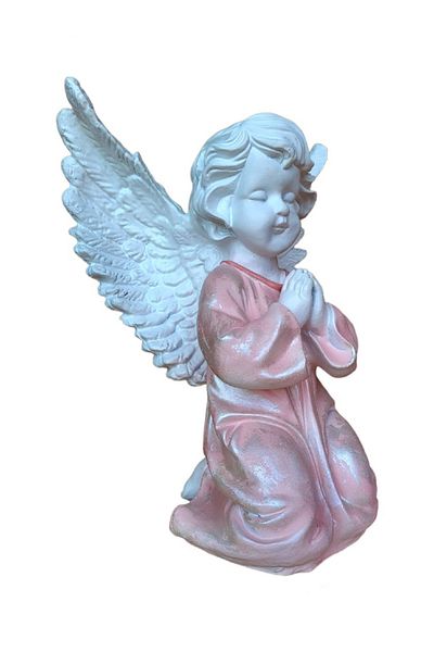 BV Decorative statuette, Angel, Pink, 35 cm, DVAN0024-11P
