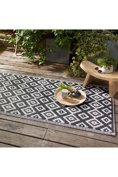 Atmosphera Decorative Rectangular Indoor and Outdoor Plastic Rug Assorted Color 90 x 180cm