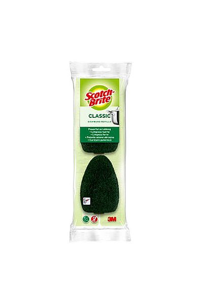 Scotch Brite 2-Piece Heavy Duty Dishwand Refills Green