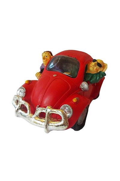 BV Mașină decorativă, Roșu, 14 cm, 381-8DX