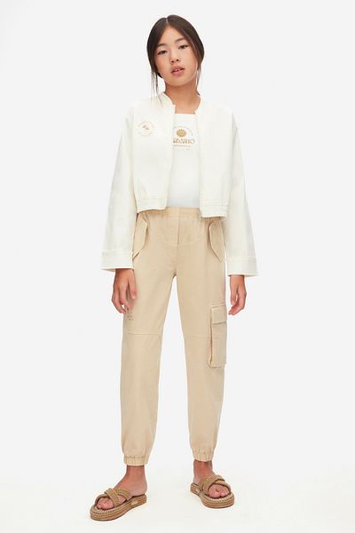 nk kids Nk Ki̇ds 58331 Girl's Camel Blossom Pants