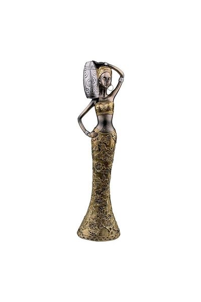 BV Decorative statuette, Black woman with water jug, 38 cm, 1736H
