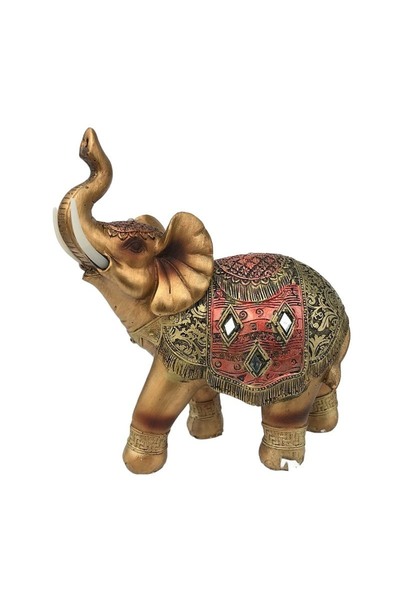 BV Statuetă decorativă, Elefant, Maro, 23 cm, 1112H