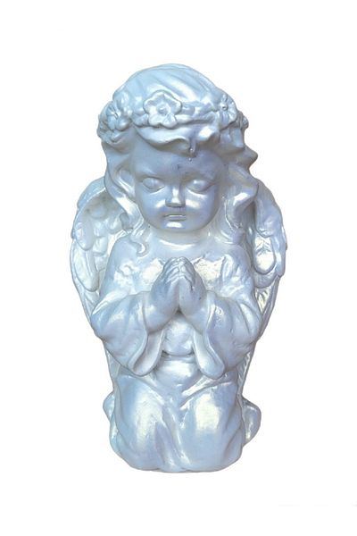 BV Decorative statuette, Angel, White, 22 cm, DVAN0730G