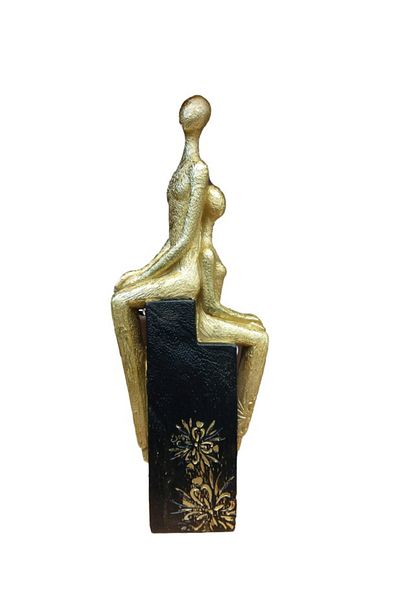 BV Decorative Statuette, Woman and Man, 22 cm, ZO105SD