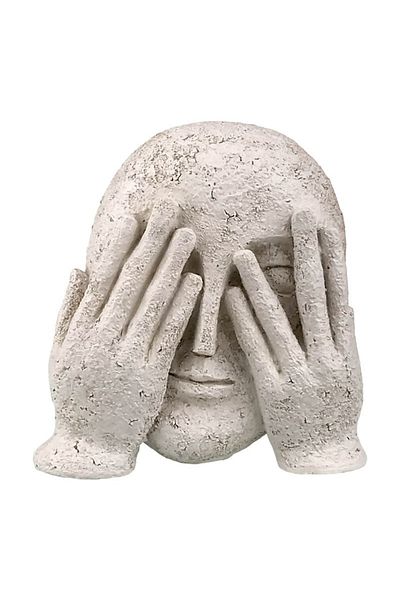 BV Decorative statuette, Human face, 17 cm, 1875H-1