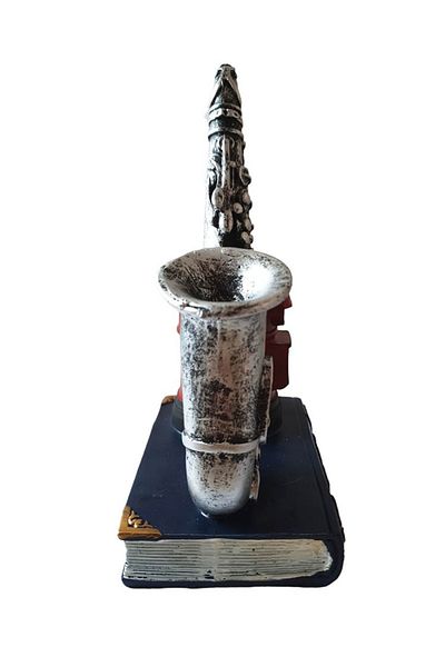 BV Statuetă, cu suport pentru pix, Saxofon, 19 cm, XZ602BL